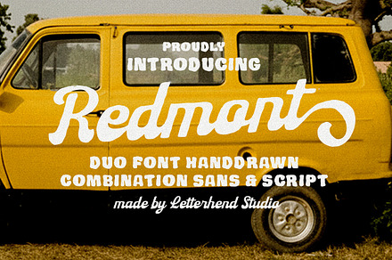 Redmont Retro Font Duo