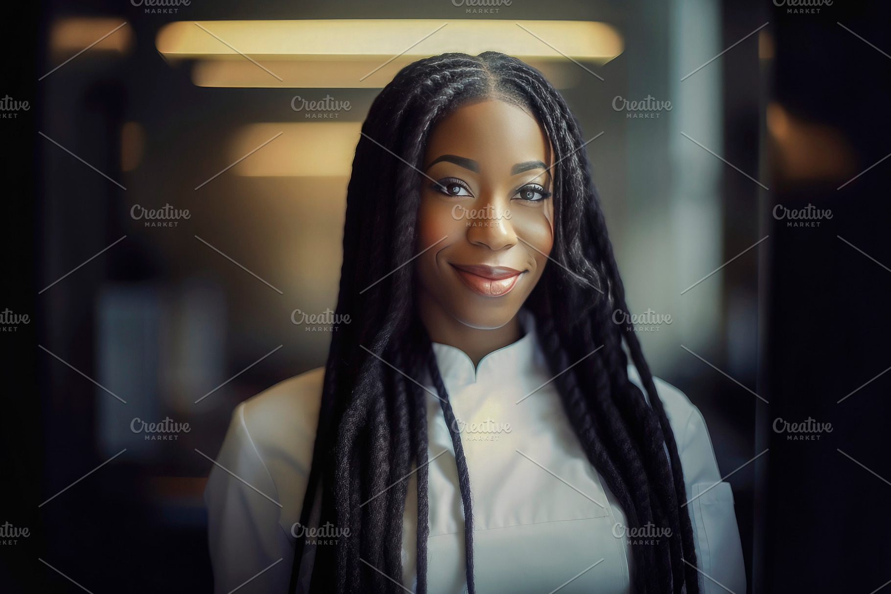 Black woman chef, a Person Photo by huertas19