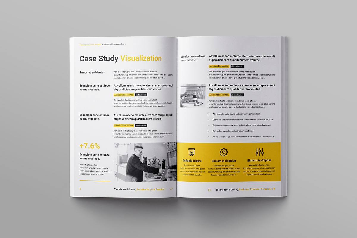 Business Proposal Template, a Brochure Template by ElvinPrint (Photo 4 of 9)