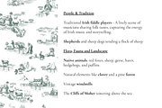 Irish Toile de Jouy Pattern Set, a Background Graphic by Hughes Studio (Thumbnail 4 of 9)
