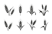 Agriculture Grain Silhouette Pack, an Illustration by Creativeshirt (Thumbnail 8 of 9)