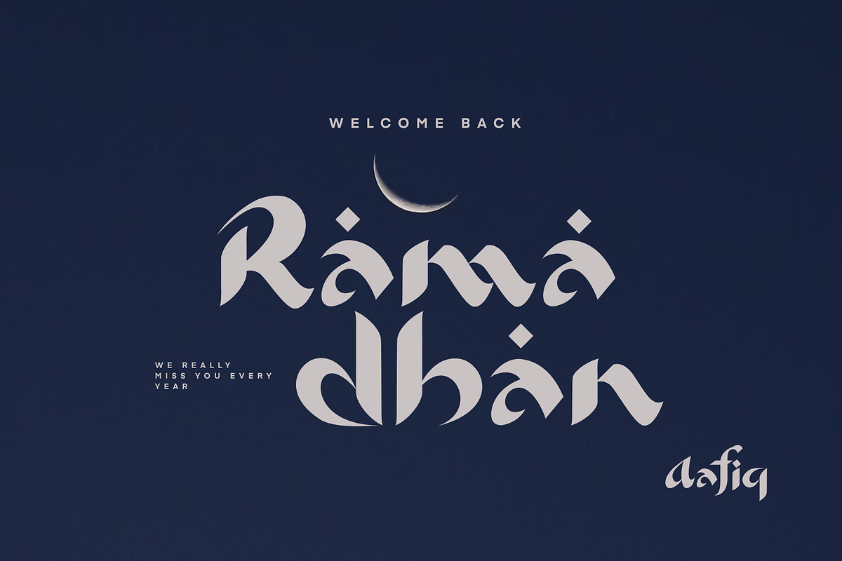 Aafiq - Islamic Serif Typeface, a Serif Font by delipensil (Photo 4 of 10)