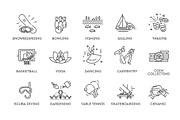 Hobbies and Interest Icons, an Object Illustration by Tettygreen (Thumbnail 2 of 3)
