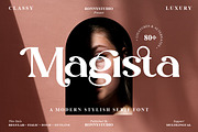 Magista Modern Stylish Elegant Font, a Serif Font by Ronny Studio