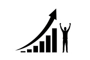 50 Business Growth Success Icons Bun, an Illustration by Designer_Momina (Thumbnail 39 of 51)