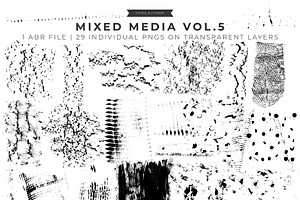 Photoshop Mixed Media Brushes Vol5