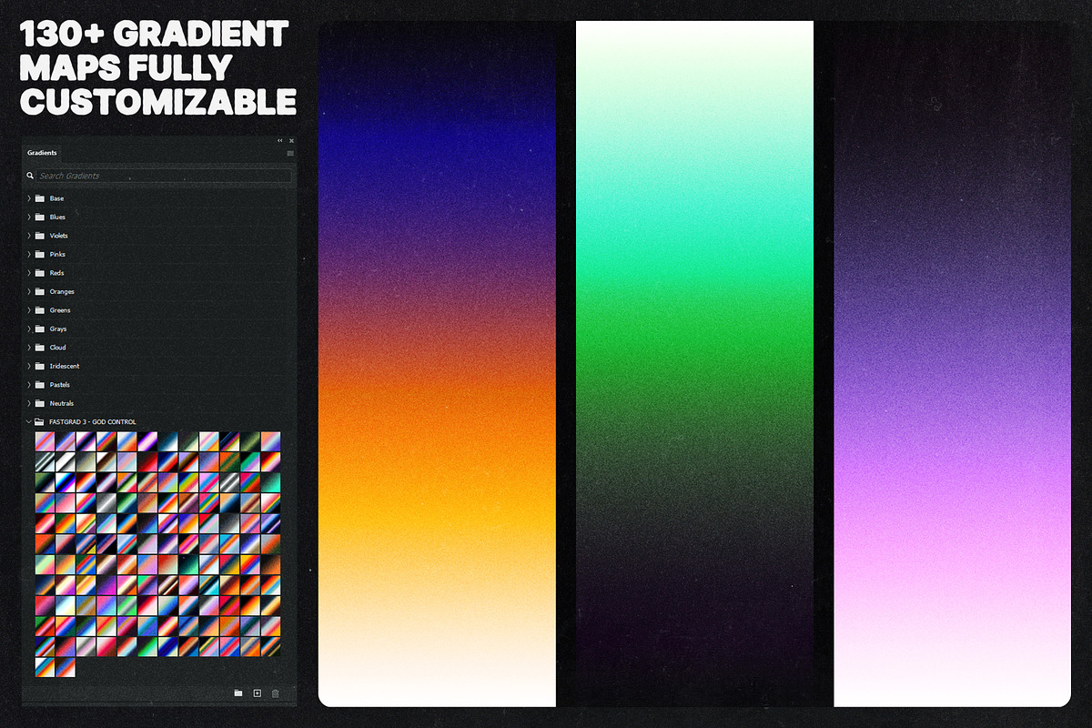Fastgrad 3 | Photoshop Gradient Maps, a Gradient Add-On by God Control (Photo 2 of 11)