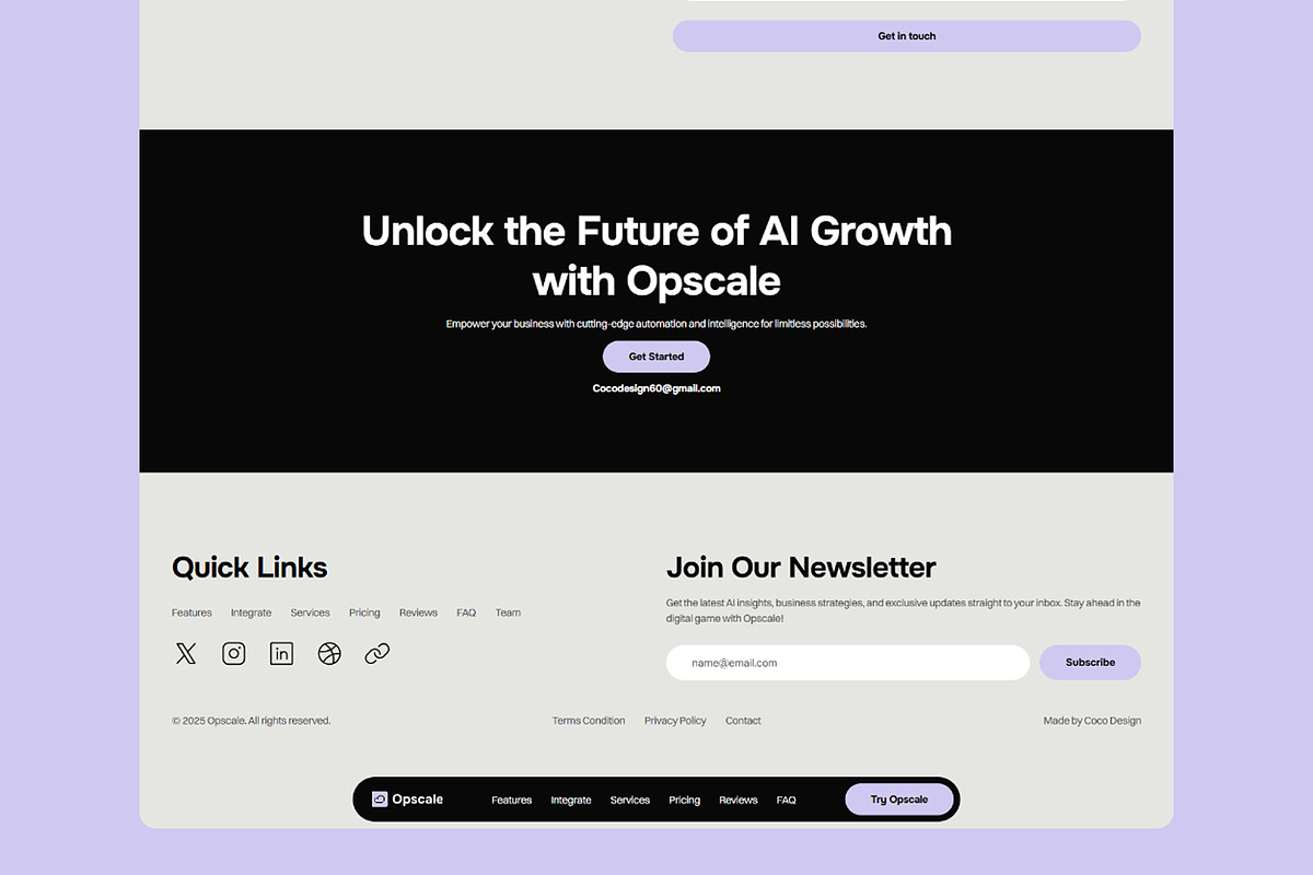 Opscale – SaaS & AI Framer Template, a Templates & Theme by CocoDesign (Photo 4 of 4)