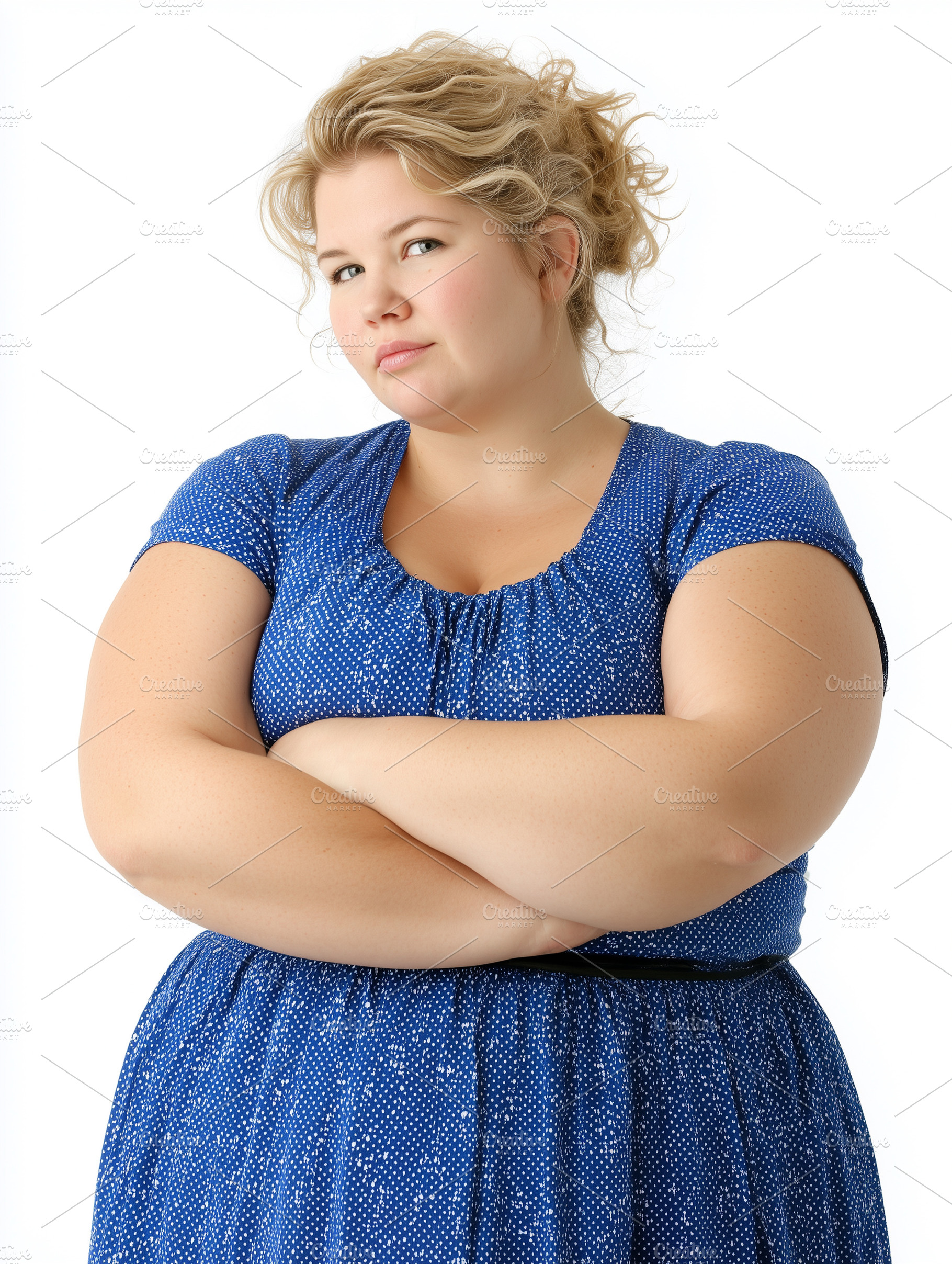 Confident plus size woman, a Person Photo by MistyDay