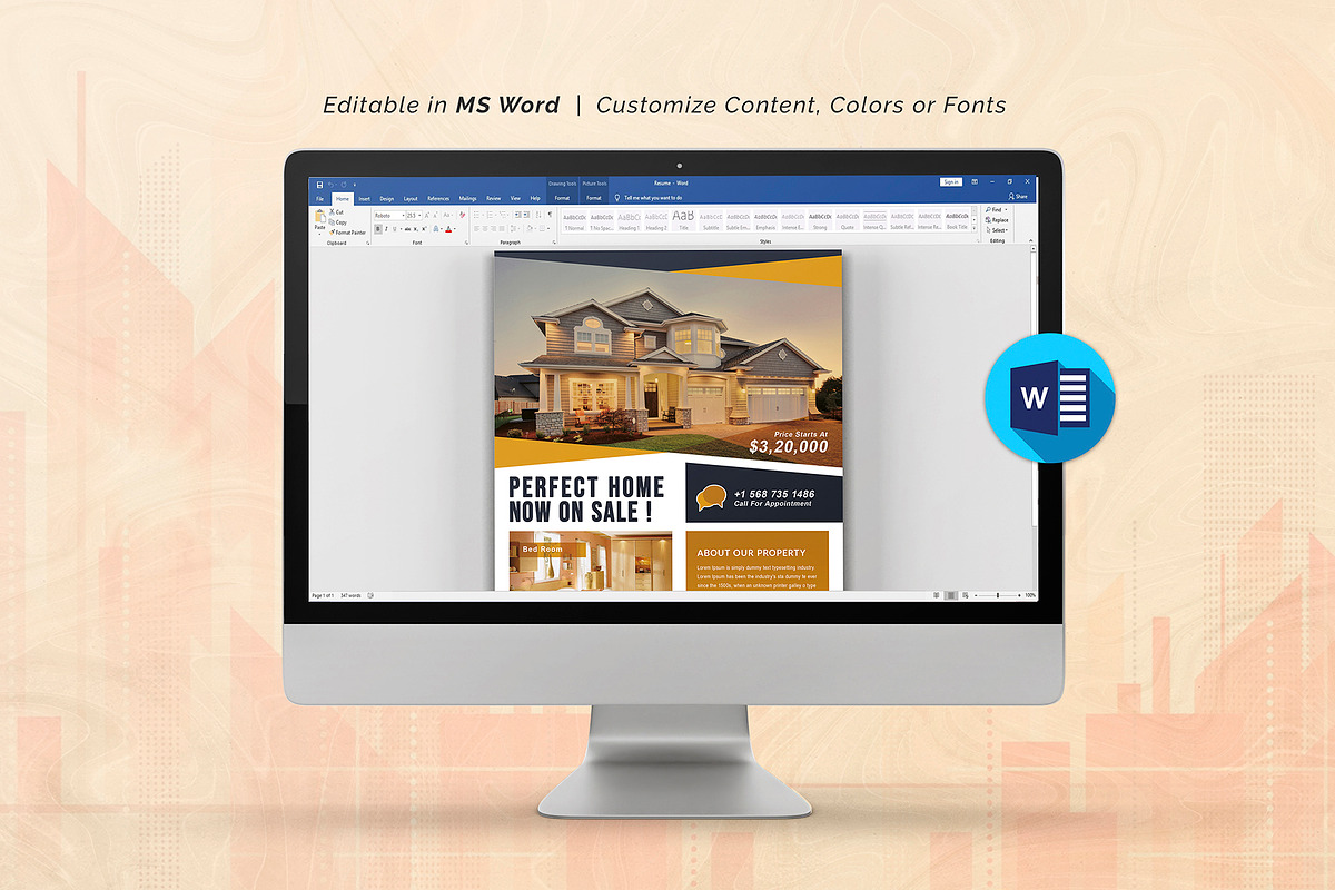 Real Estate Flyer, a Flyer Template by DesignDevisers (Photo 9 of 10)