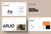 ARJO | Brand Guidelines Canva, a Presentation Template by creathrivestudio (Thumbnail 7 of 13)
