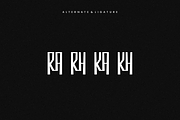 Ranyoka - Tall Condensed Font, a Sans Serif Font by QR Design Studio (Thumbnail 6 of 7)