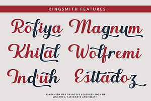 Kingsmith Font