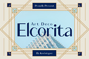 Elcorita, a Sans Serif Font by kerismaker (Thumbnail 1 of 12)
