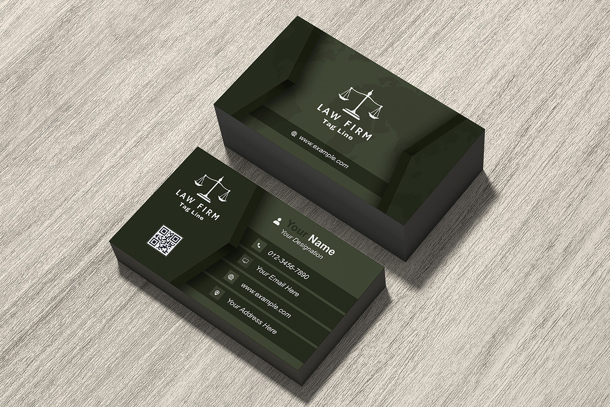 Modern Law Firm Business Card preview 6