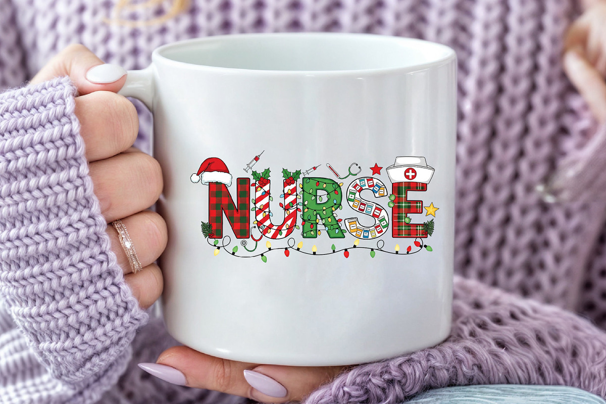 Christmas Nurse Png, an Illustration by Craft Nest (Photo 5 of 6)