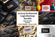 Luxury Embossed Logo Mockup Bundle, a Mockup by GenesisCreativeCo (Thumbnail 1 of 12)