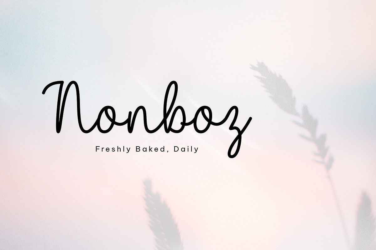 Gristo - monoline font, a Script Font by Fontcastle (Photo 2 of 5)