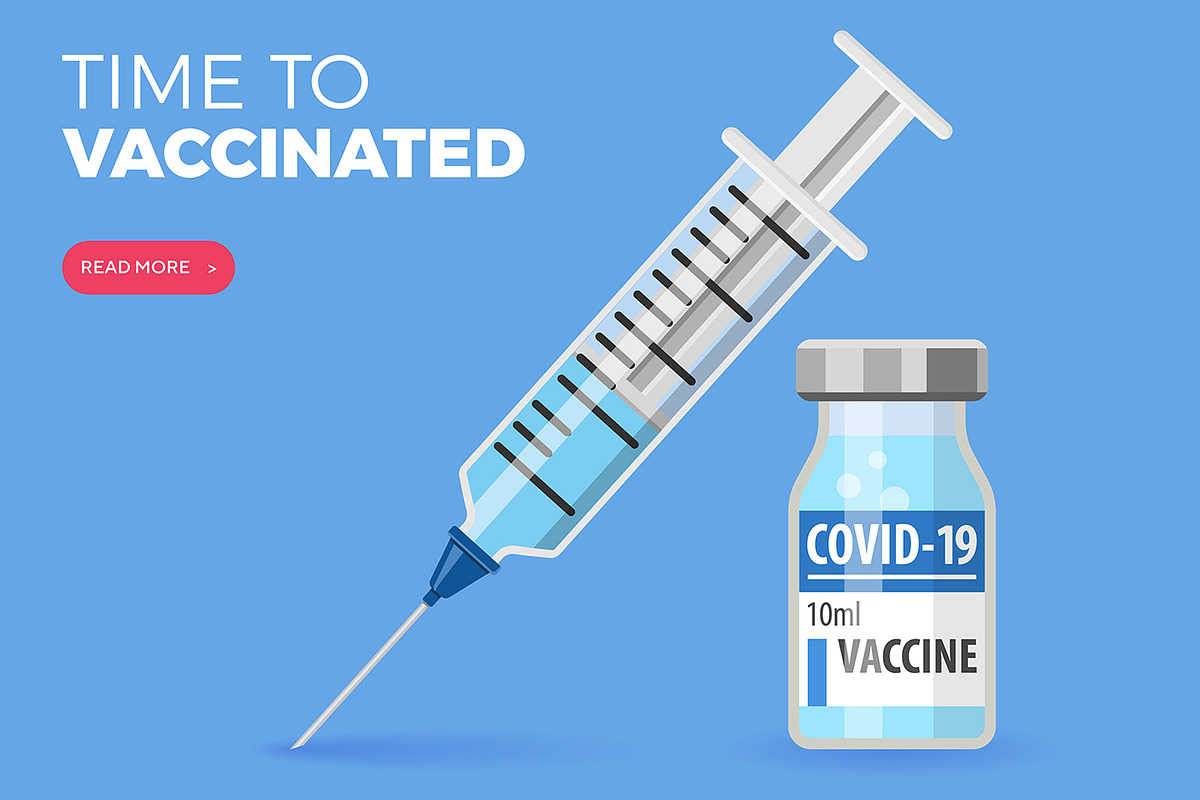 Covid-19 coronavirus vaccine syringe, a Healthcare Illustration by TAlex (Photo 3 of 7)