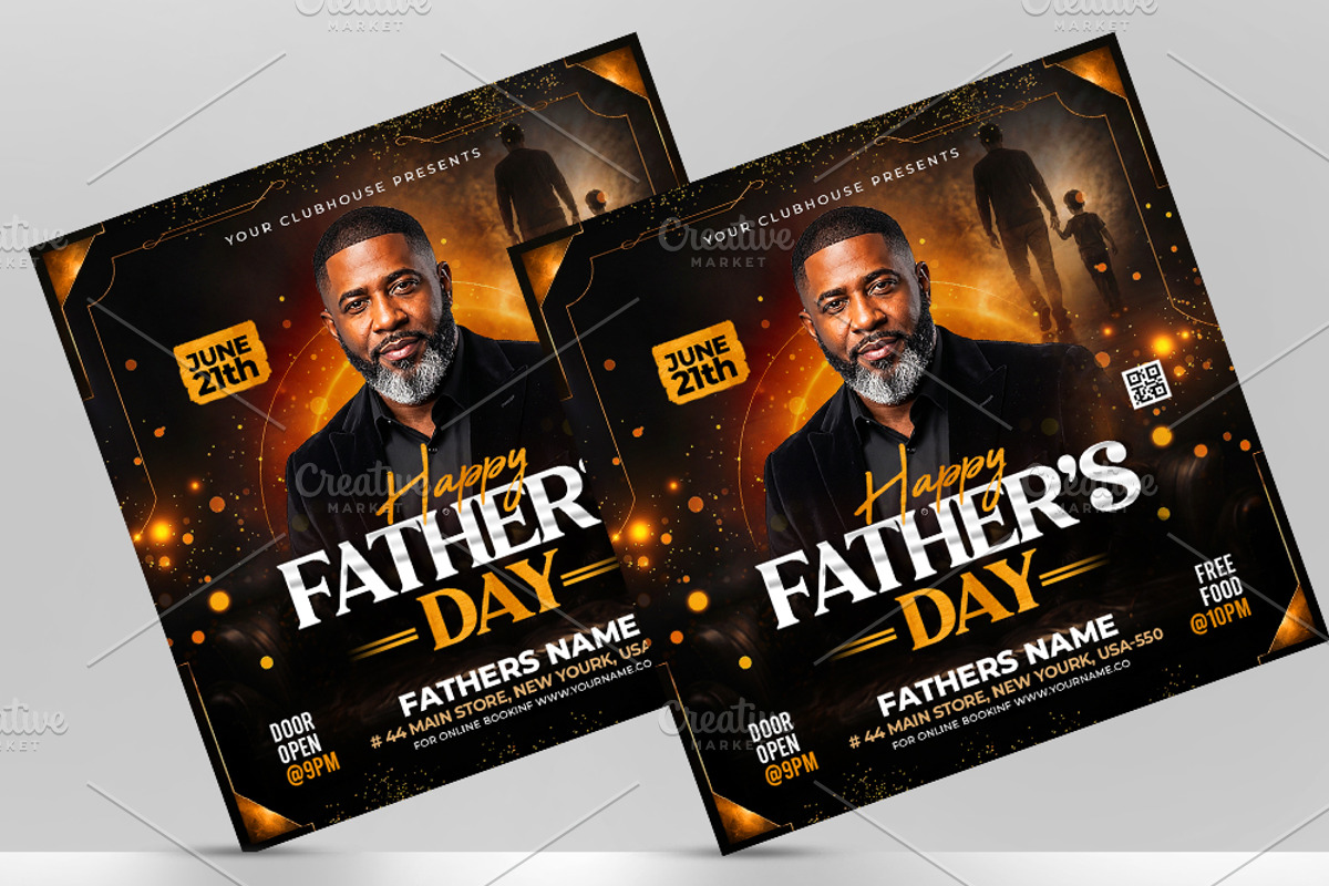 Fathers Day Flyer, a Social Media Template by Artonix (Photo 3 of 4)