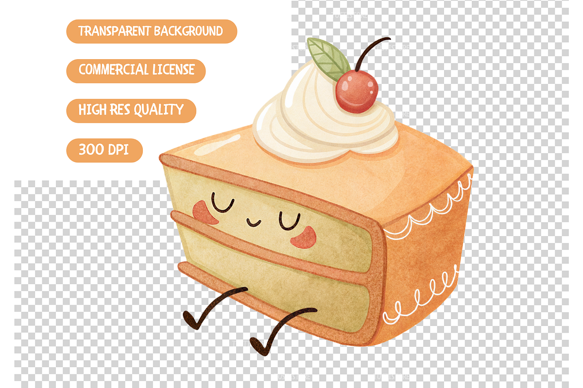 Autumn Watercolor Baking Clipart, an Illustration by TatiMockup (Photo 6 of 6)