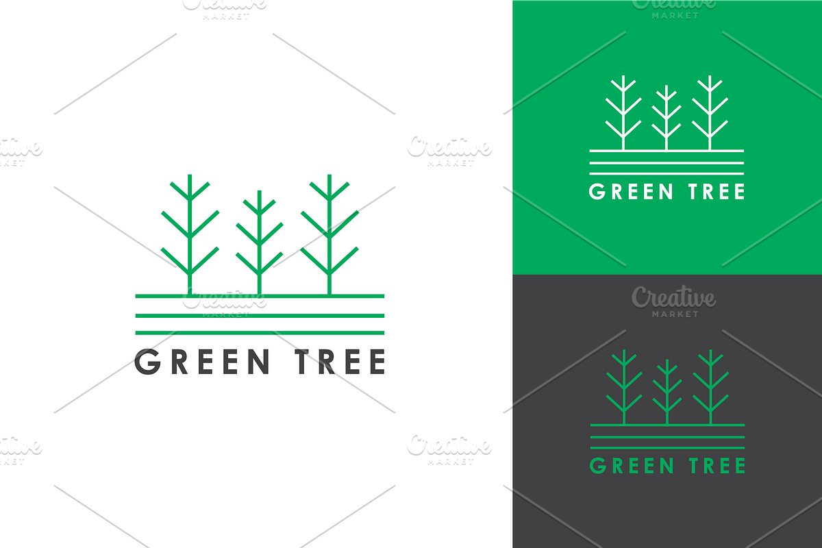 Green Tree Logo Minimalist, a Branding & Logo Template by zaqilogo (Photo 1 of 2)