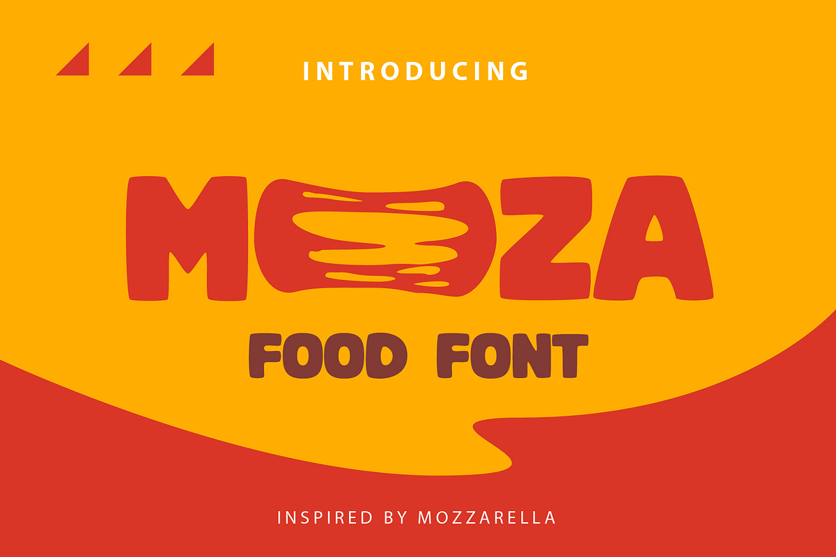 Melting font - MOZA, a Font by alphArtype (Photo 1 of 5)