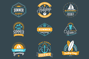 Summer Holiday Badges