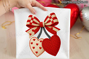 Faux Crochet Valentines Cherry Png, an Illustration by OK Design (Thumbnail 5 of 6)