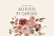 Autumn Floristry- Floral watercolor, an Illustration by Grace Noboa Illustrations (Thumbnail 1 of 11)