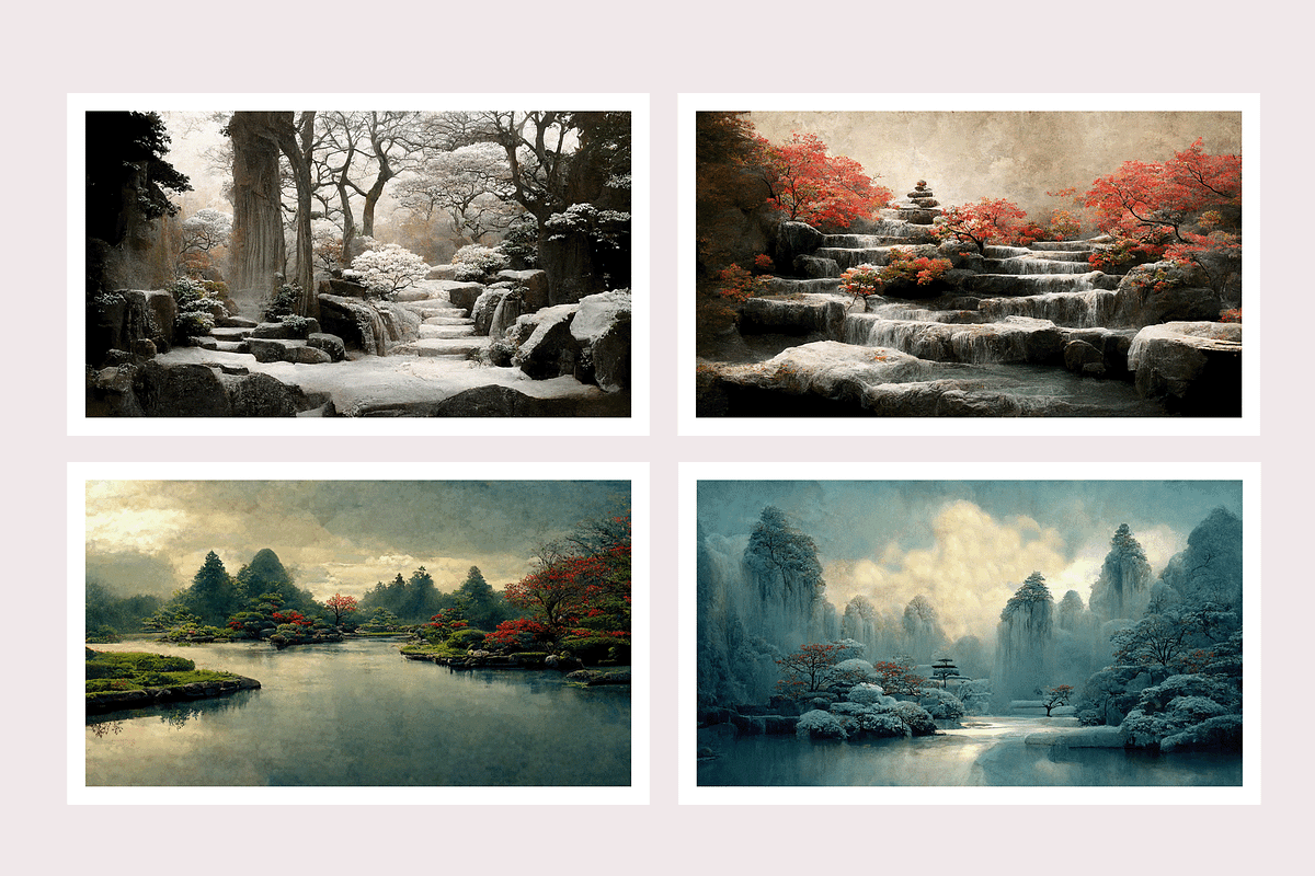 Wipe Co - Rococo Winter Landscapes, a Decorative Illustration by milatovar (Photo 2 of 16)