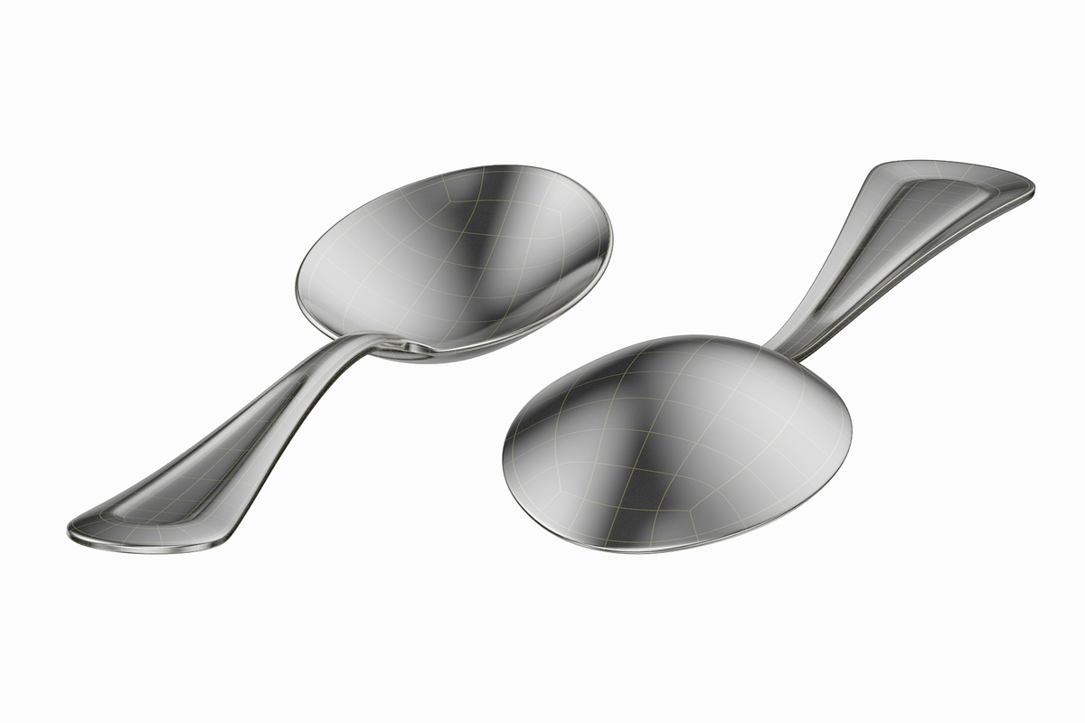 Tea Spoon Classic Cutlery, an Object 3D Model by VK Studio (Photo 5 of 6)