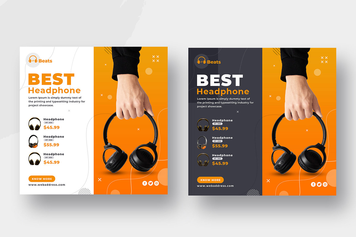 Sale Instagram Post | Facebook Cover, a Social Media Template by Uiparvin (Photo 3 of 5)