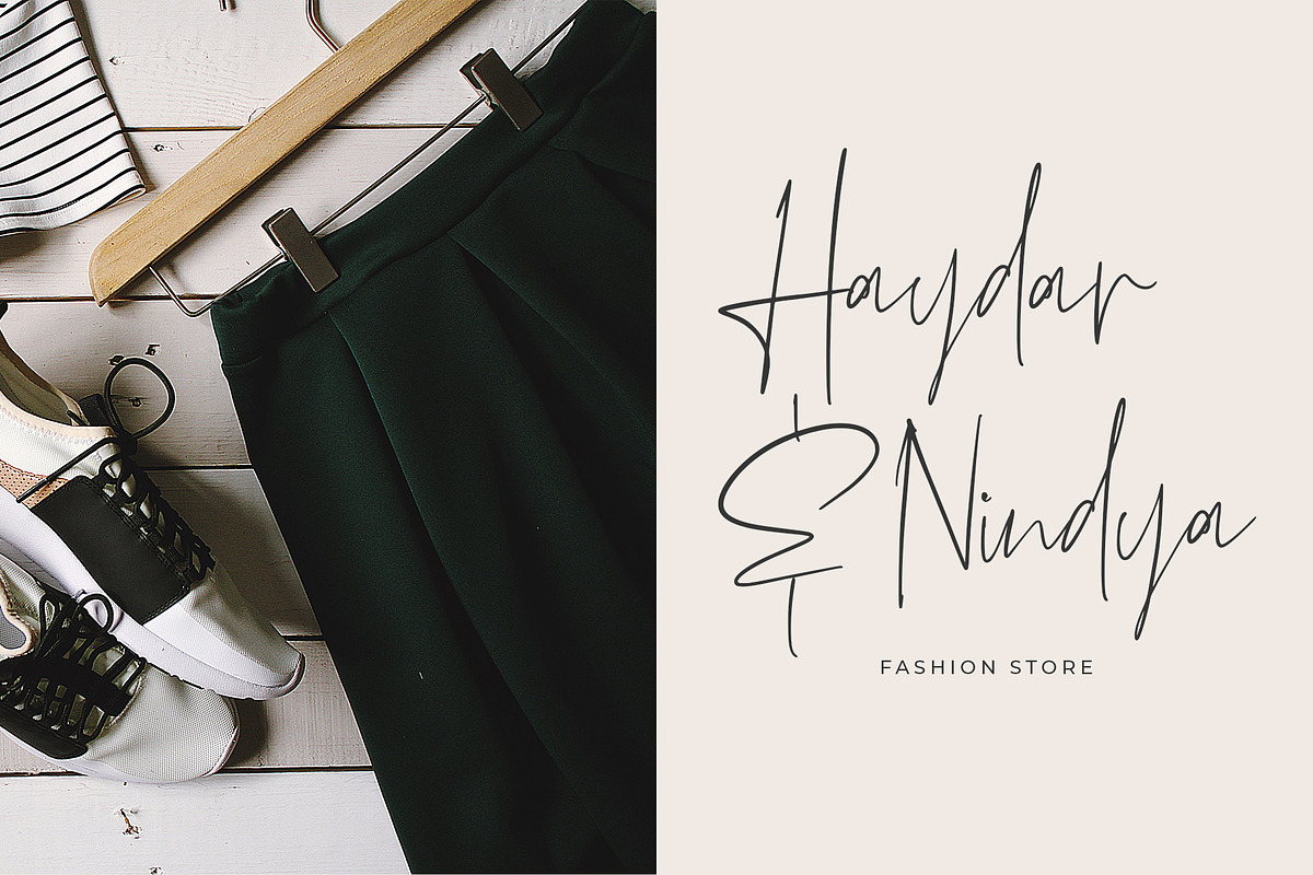Oaklinn Script Font, a Script Font by Awanstudio (Photo 7 of 8)