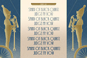 Decondol Art Deco Typeface, a Sans Serif Font by alit design (Thumbnail 3 of 17)