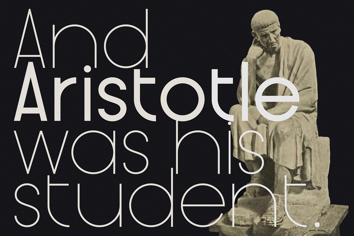 Plato Sans - Geometric Display Font, a Sans Serif Font by Suolahti Type (Photo 5 of 11)