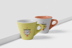 Espresso Cup Mockup - Cone Shape