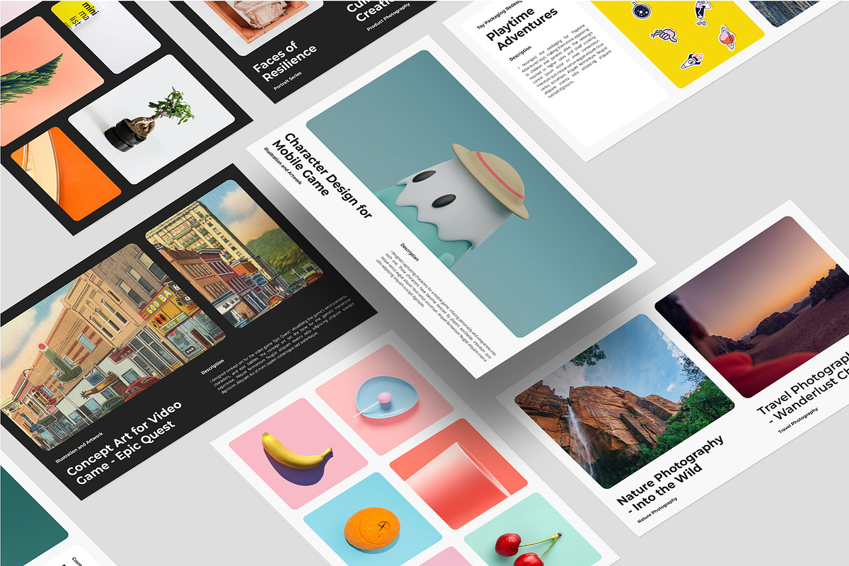 KARA - Portfolio Google Slides, a Presentation Template by Gaize (Photo 10 of 10)