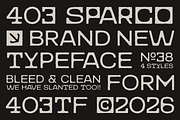 403 Sparco, a Sans Serif Font by 403 Type Foundry (Thumbnail 6 of 13)
