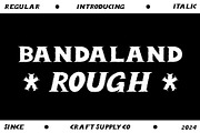 Bandaland Rough, a Serif Font by Craft Supply Co. (Thumbnail 1 of 8)
