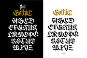 Gothic vector letters - 13, an Object Graphic by GeekClick (Thumbnail 7 of 16)