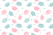 Gender Reveal Graduate Patterns Set, a Pattern Graphic by Toltemara (Thumbnail 2 of 3)