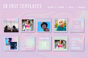 Instagram: Iridescent Galaxy, a Social Media Template by Liseno Designs (Thumbnail 2 of 8)