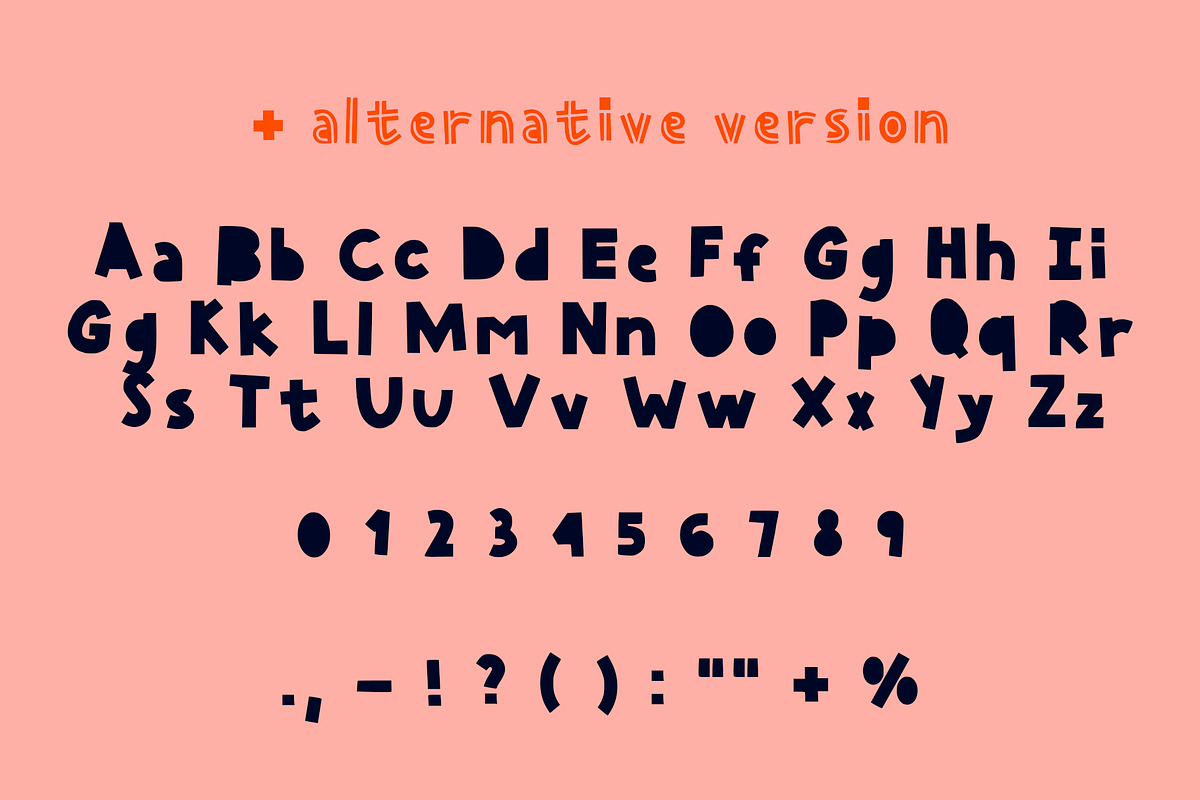 BabyBold Font for KID'S, a Font by Nonceni (Photo 9 of 17)