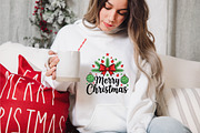 Preppy Christmas Merry & Bright PNG, an Illustration by designcity5 (Thumbnail 3 of 8)
