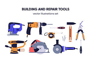 Building and repair tools set, an Object Illustration by Good Studio