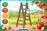Apple Orchard Clipart Bundle, an Object Illustration by Actual Pixel (Thumbnail 4 of 22)
