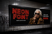 Neon Lights Font, a Sans Serif Font by Handmadefont (Thumbnail 13 of 16)
