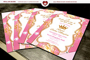 Gold Princess Baby Shower Set, an Invitation Template by Royallove (Thumbnail 4 of 4)
