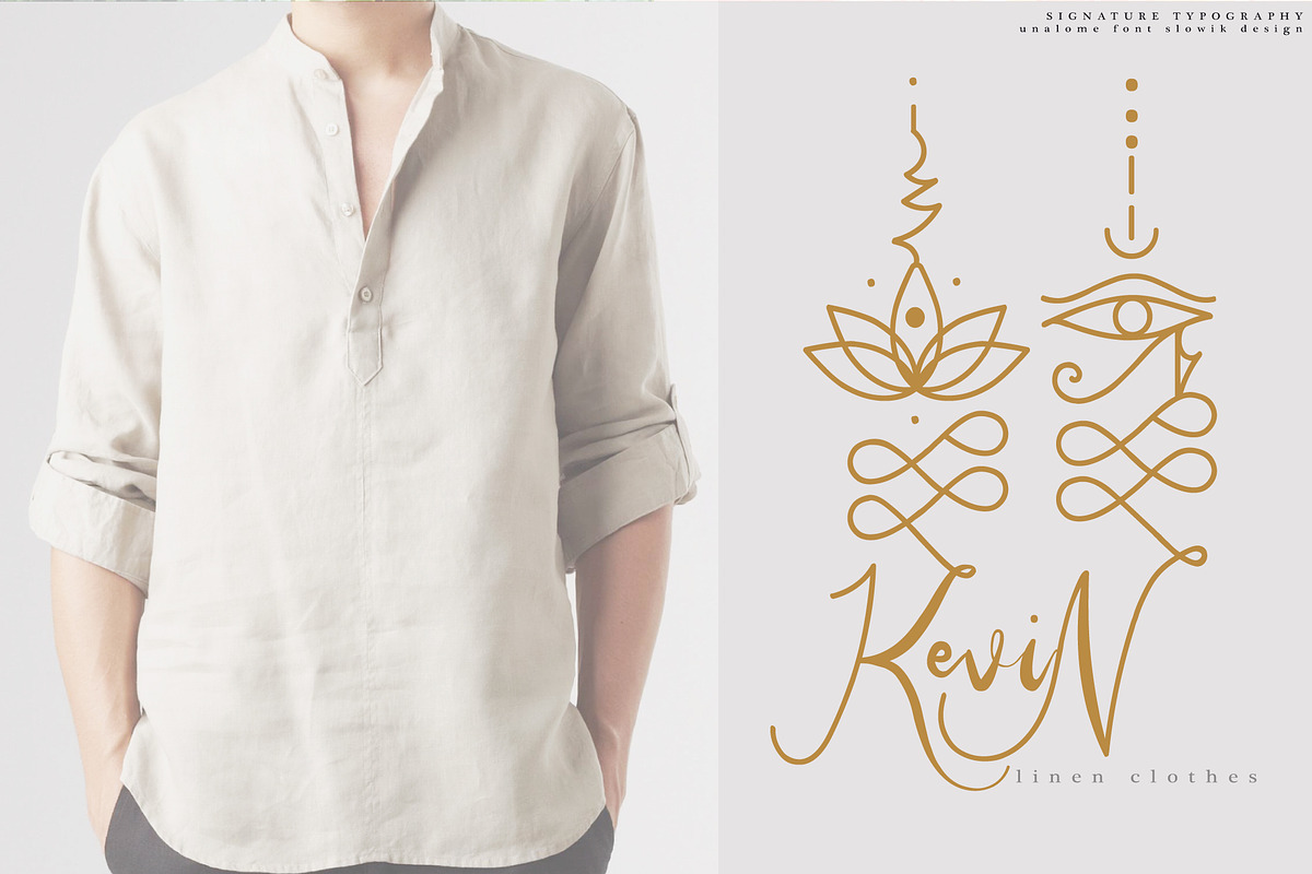 Unalome Sacred Font preview 7
